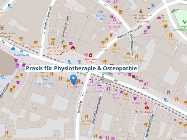 Praxis für Physiotherapie & Osteopathie Cecilia B. Klima Heilpraktikerin, Physiotherapeutin, Osteopathin Tal 14 80331 München